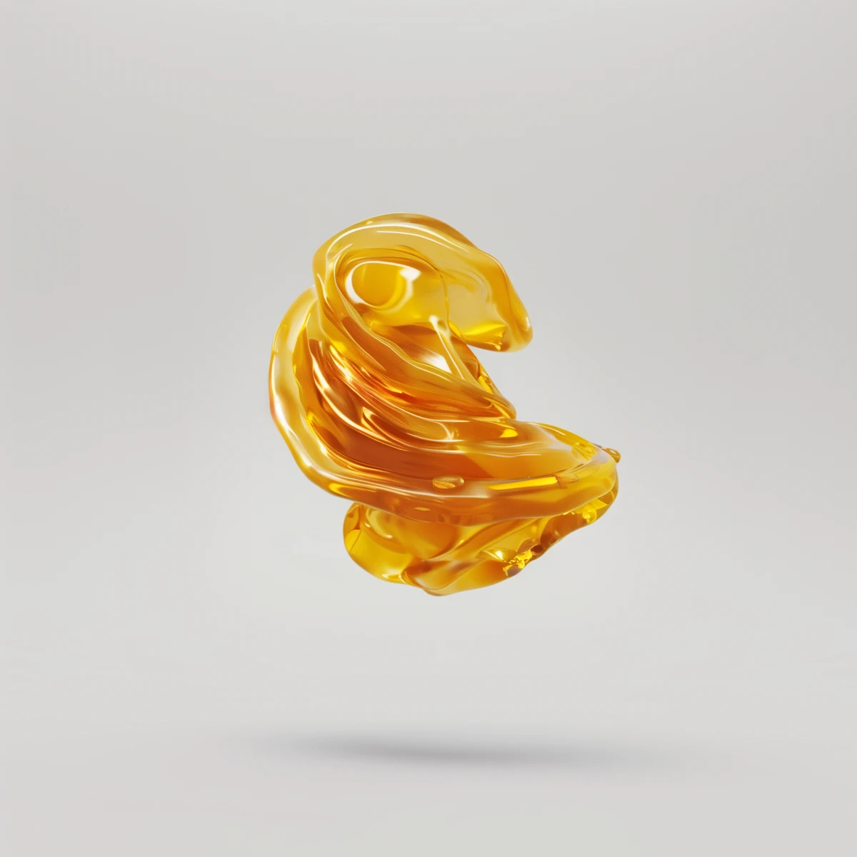 floating yellow liquid