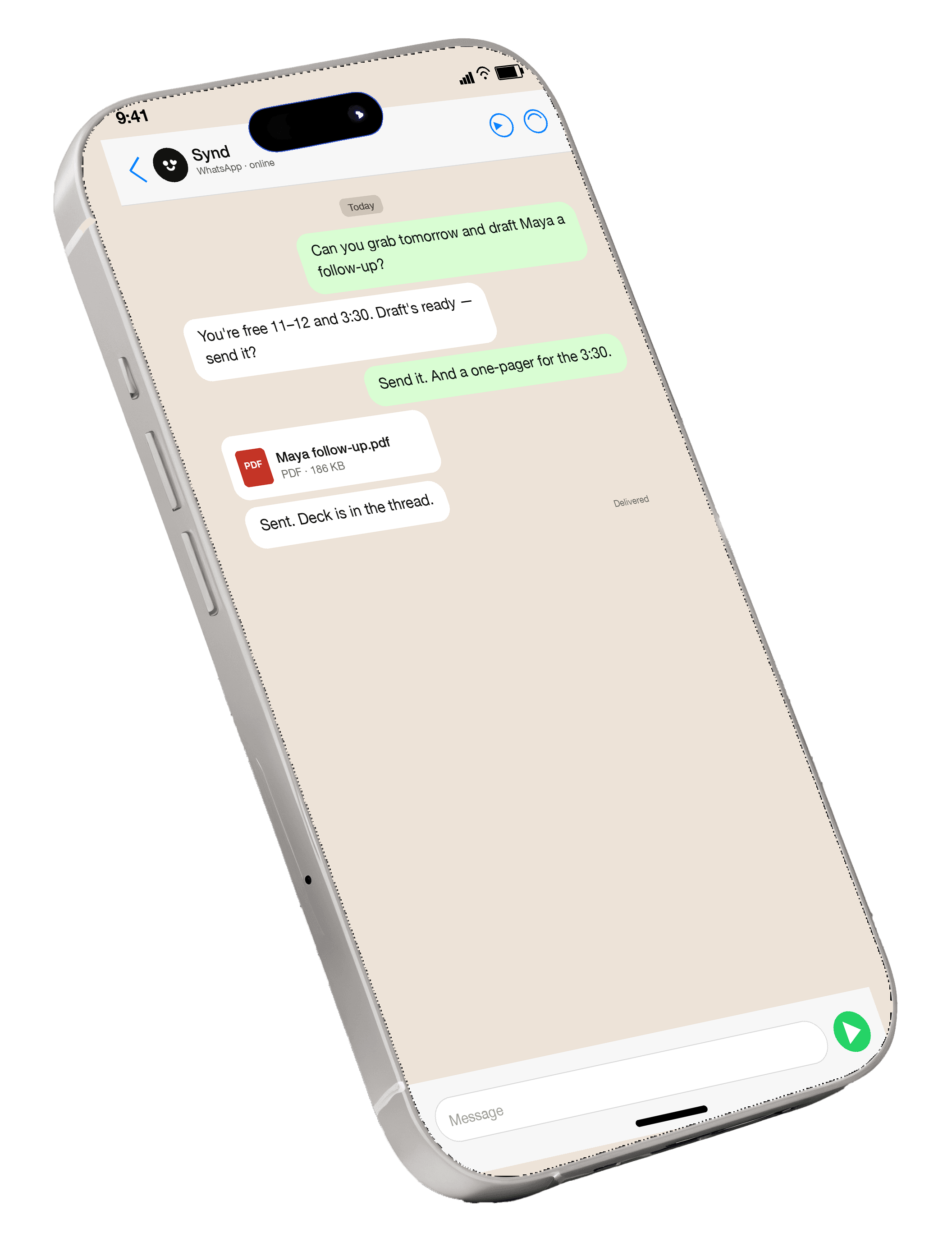 Syndflow on your phone